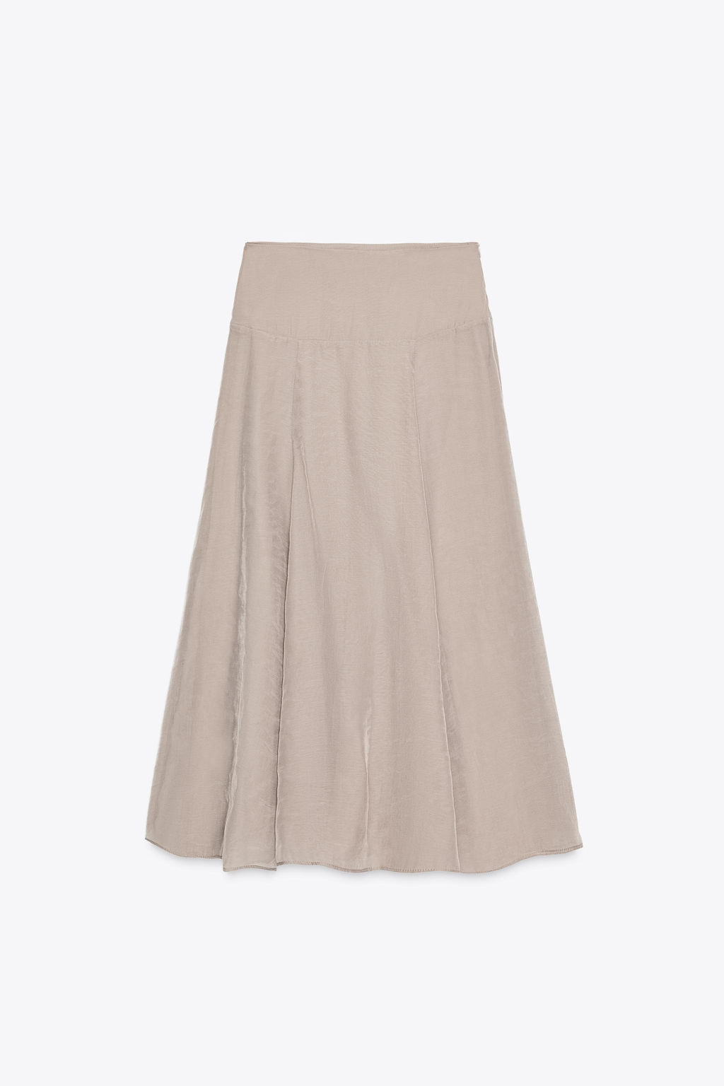 DOUBLE LAYER MIDI SKIRT - Zara фото 7
