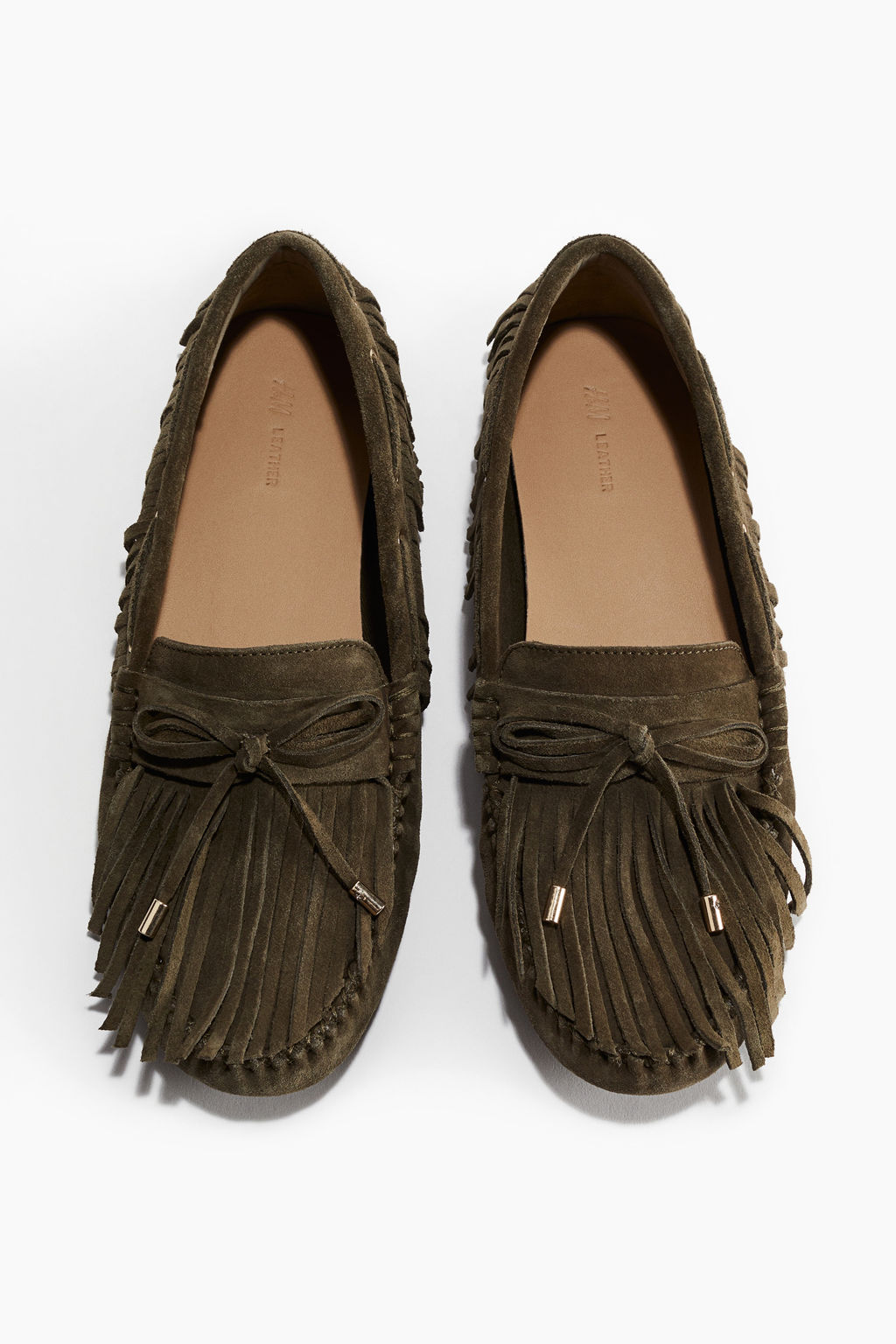 Mocasines de ante con flecos - H&m фото 3