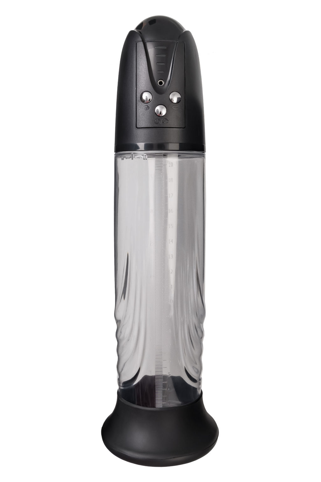 Автоматическая помпа для пениса Sexus men Expert Thorin для мастурбации, ABS-пластик, черная, 32 см