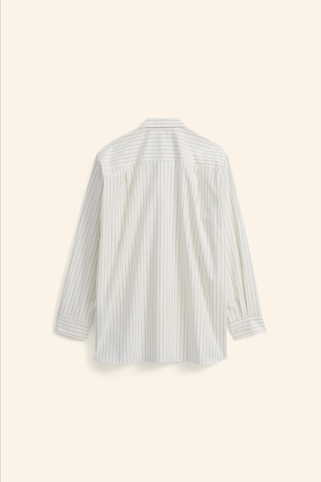 LIMITED EDITION CROSSED STRIPE SHIRT - Zara фото 9