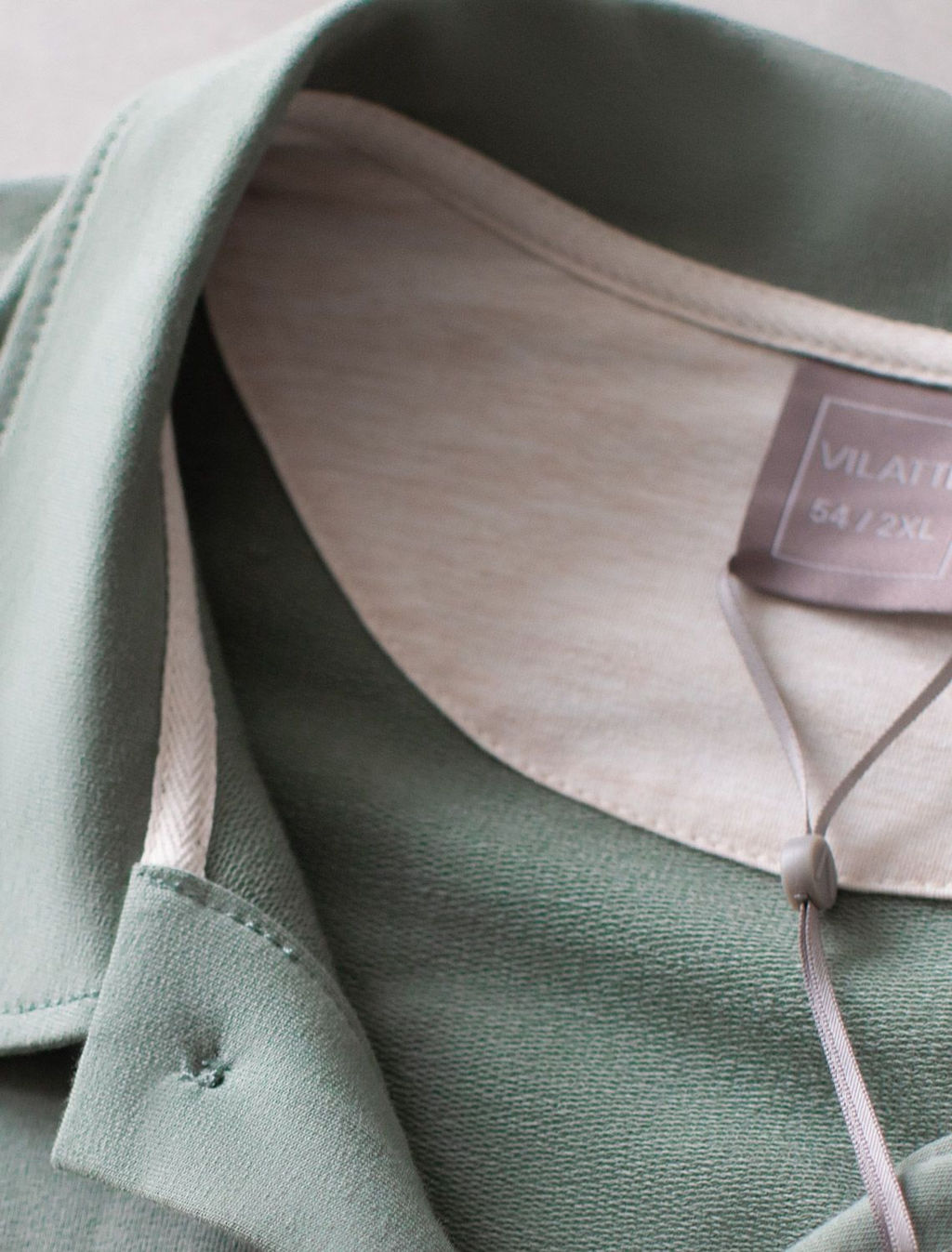 Лонгслив с воротником поло на пуговицах из премиального хлопка с эластаном