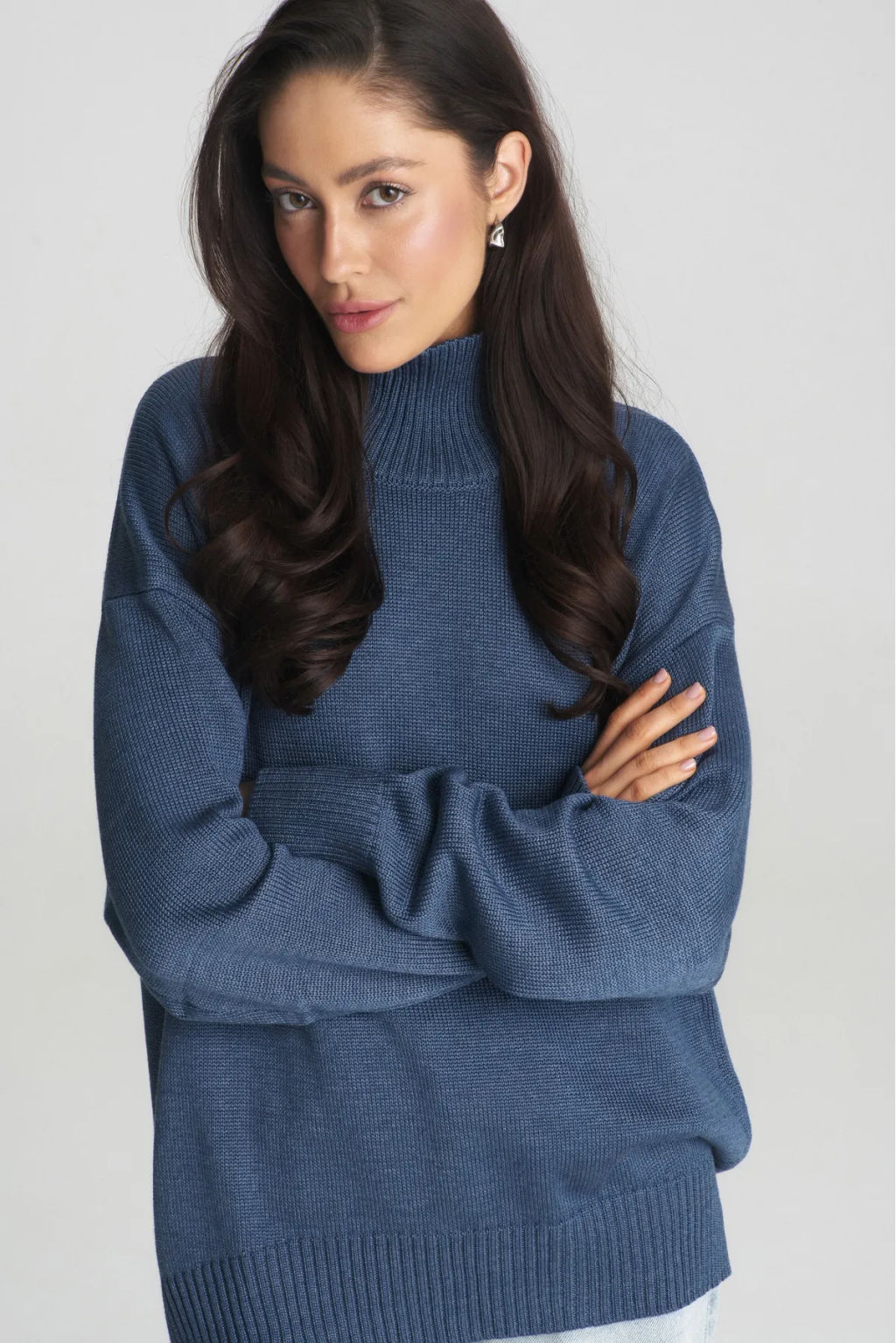 Свитер Cotton Classic Blue Melange