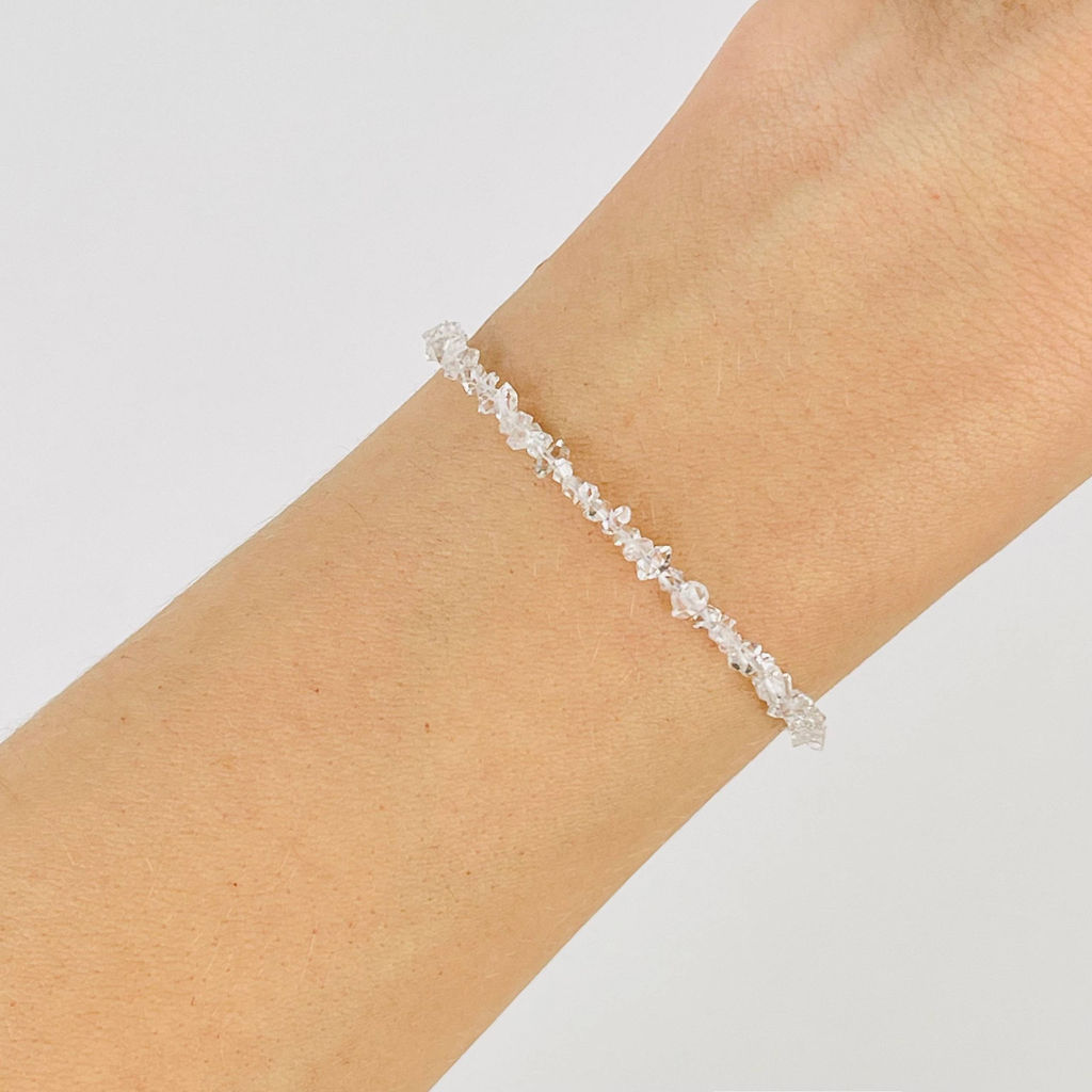 Браслет из Херкимерского кварца 16,5 см +