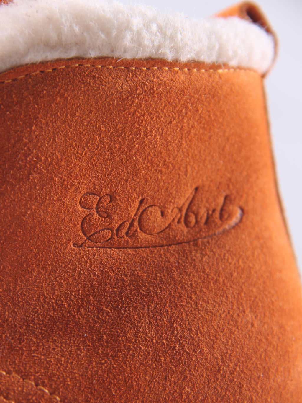 Ботинки 308.агатаw.Мандарин замша з/шерсть