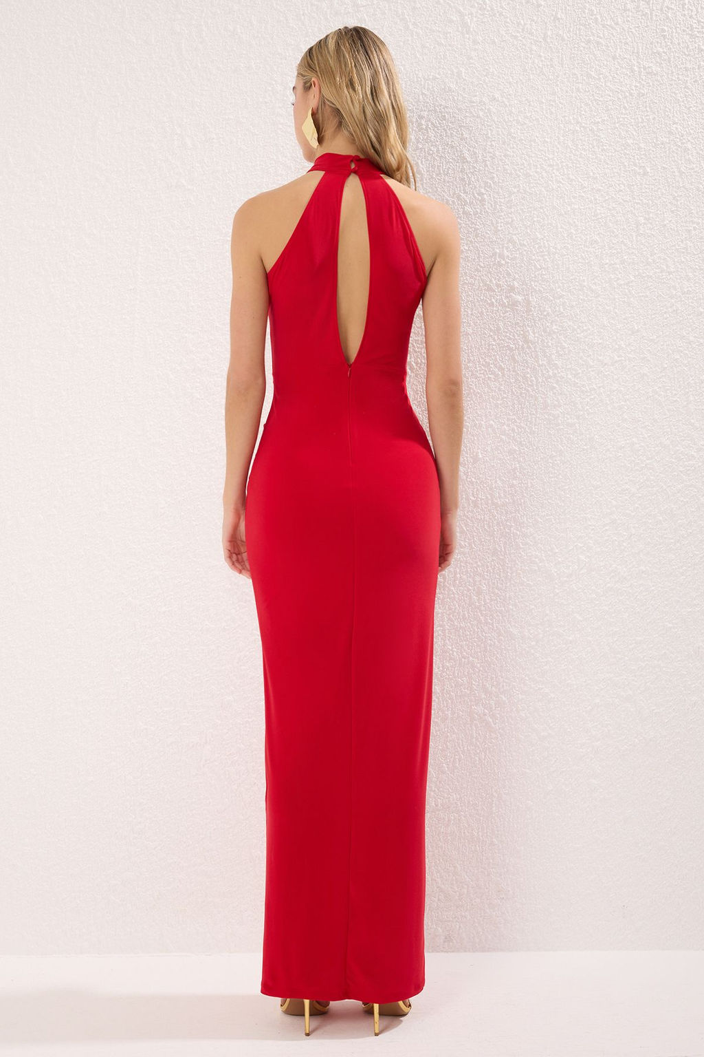 TRENDYOLMILLA Siyah Aksesuar Detayl? Orme Uzun S?k Abiye & Mezuniyet Elbise TPRSS25AE00088  фото 4