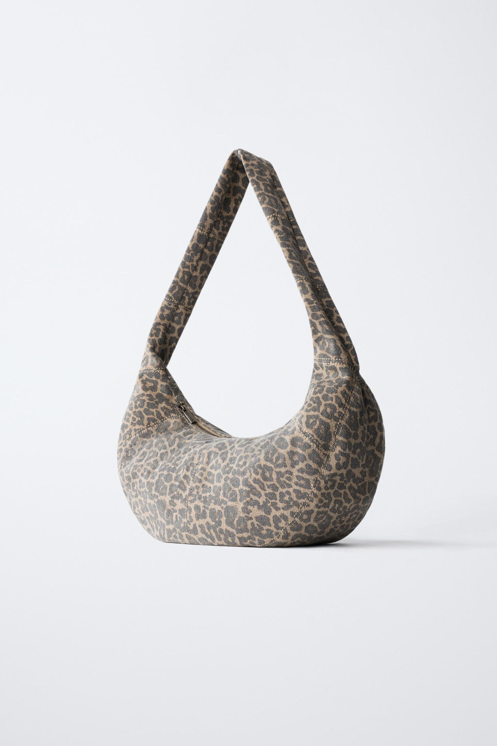 BOLSO SHOULDER ANIMAL PRINT / Negro - Zara фото 2