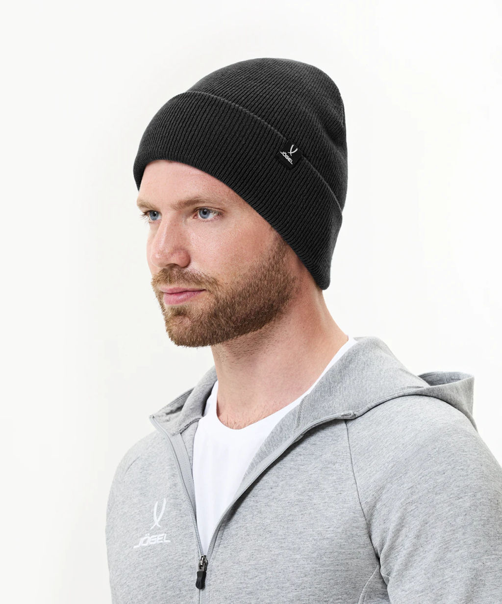 Шапка JOGEL ESSENTIAL High Beanie, черный  фото 8