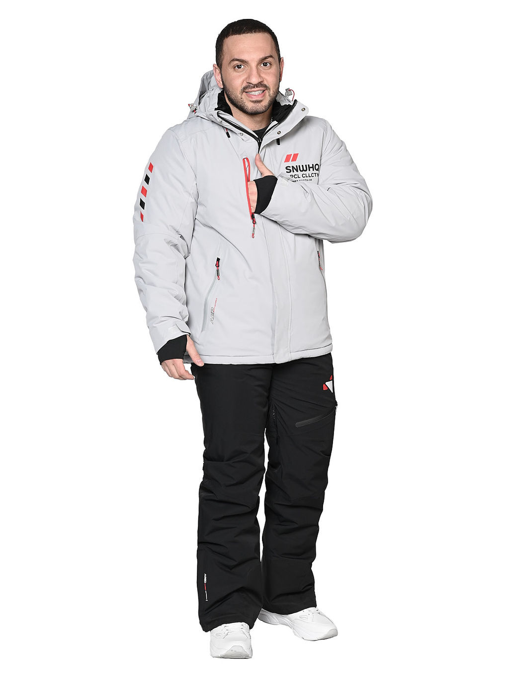 Костюм A-89103 Светло-серый