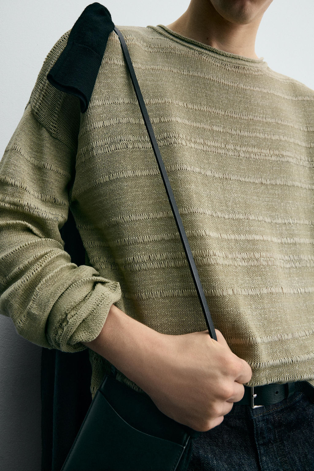 STRIPED JACQUARD SWEATER - Zara фото 5