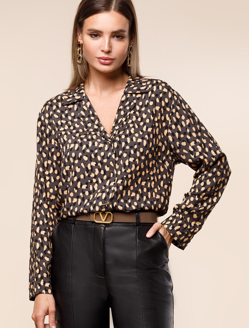 VILATTE / Блузка из премиальной вискозы-твил