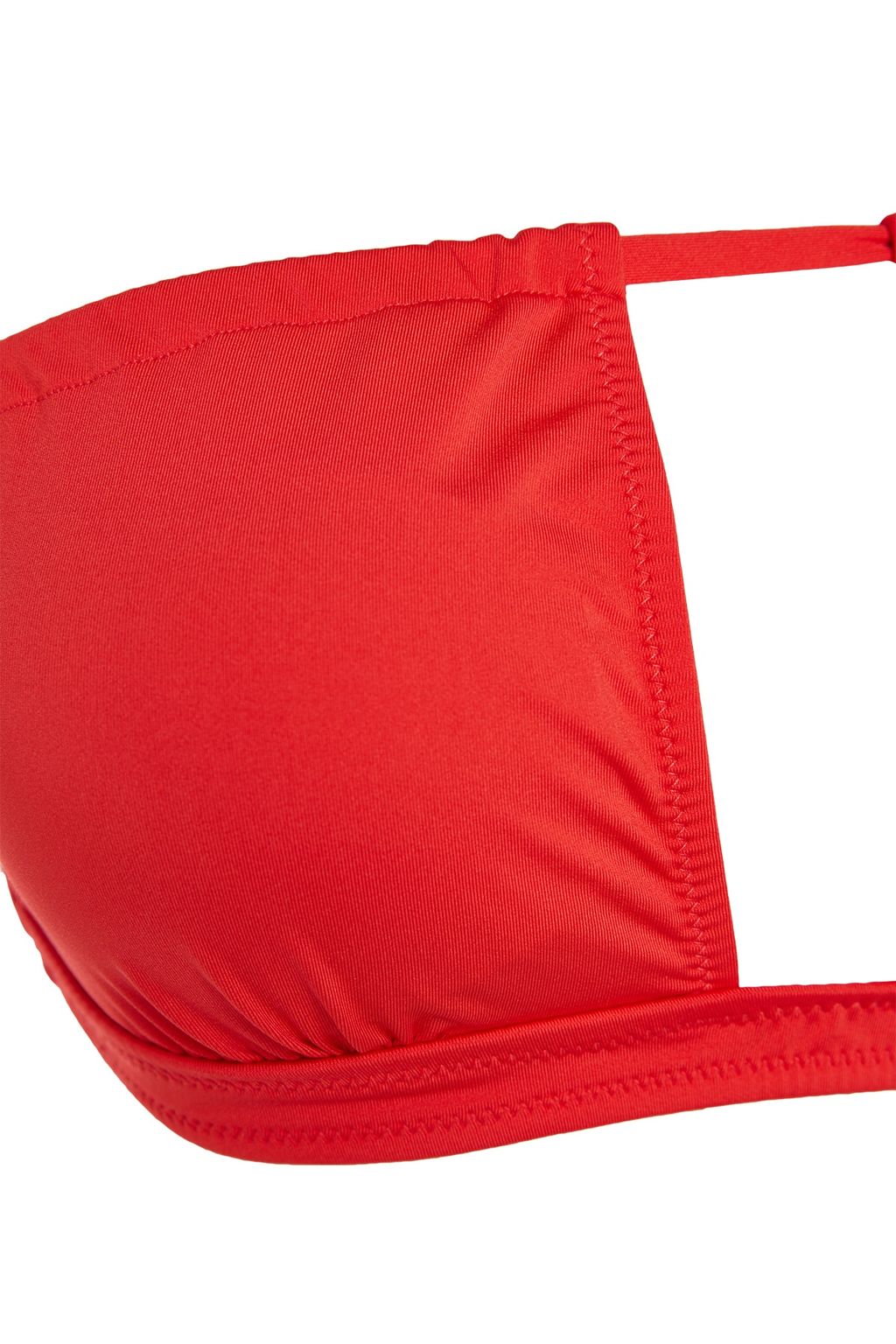 K?rm?z? Tek Omuz Cut Out/Pencereli Bikini Ustu TBESS23BU00339