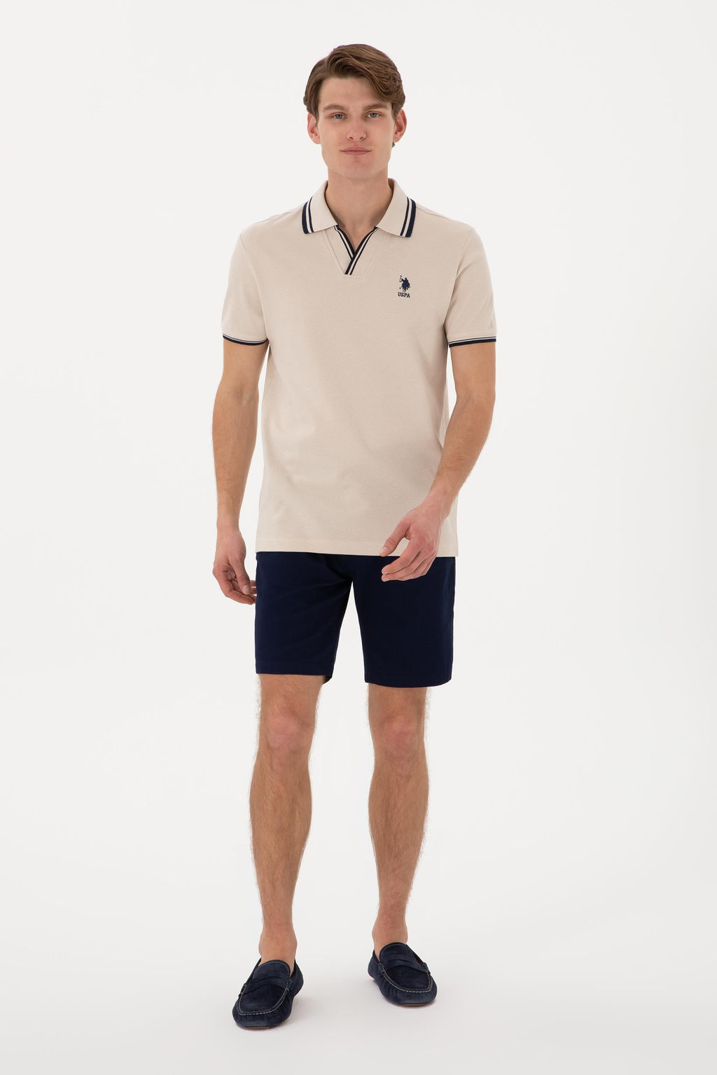 Erkek Slim Fit Polo Yaka Ta_ Ti__rt Sepette S_rpriz _ndirim - U.s. polo assn фото 4