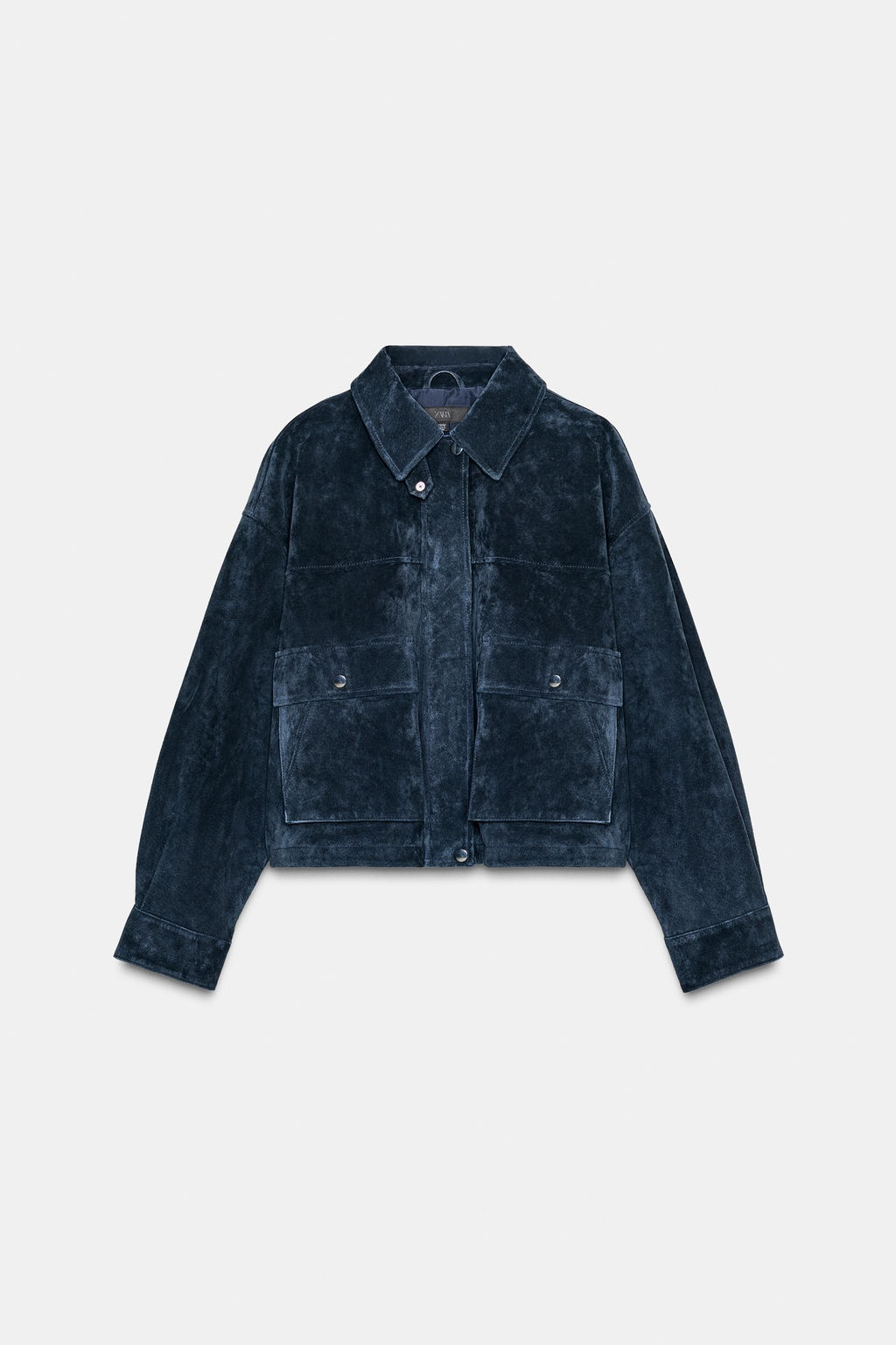 100% LEATHER BOMBER JACKET - Zara фото 19