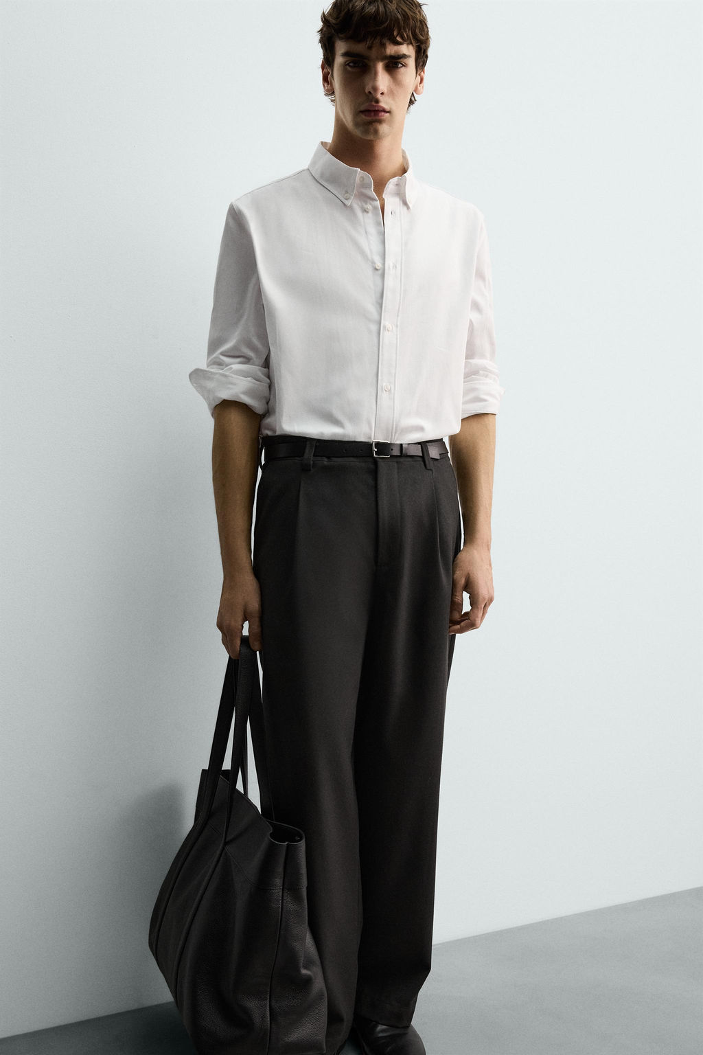 REGULAR FIT TEXTURED SHIRT - Zara фото 5