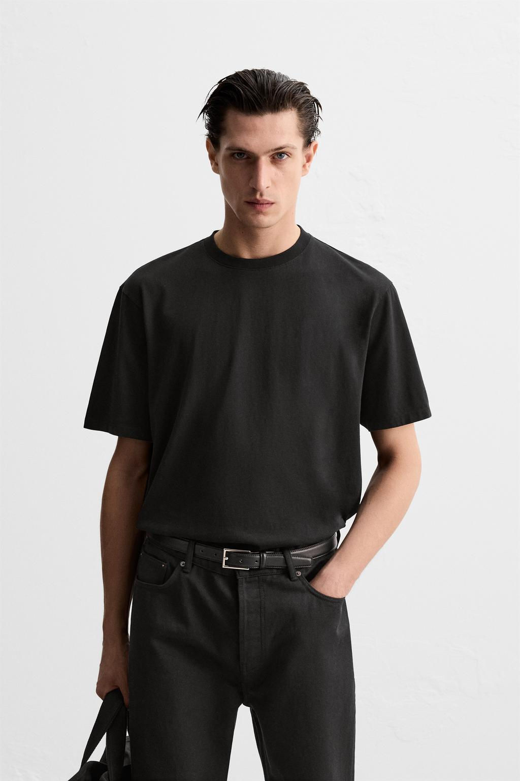 MEDIUM WEIGHT T-SHIRT - Zara фото 27