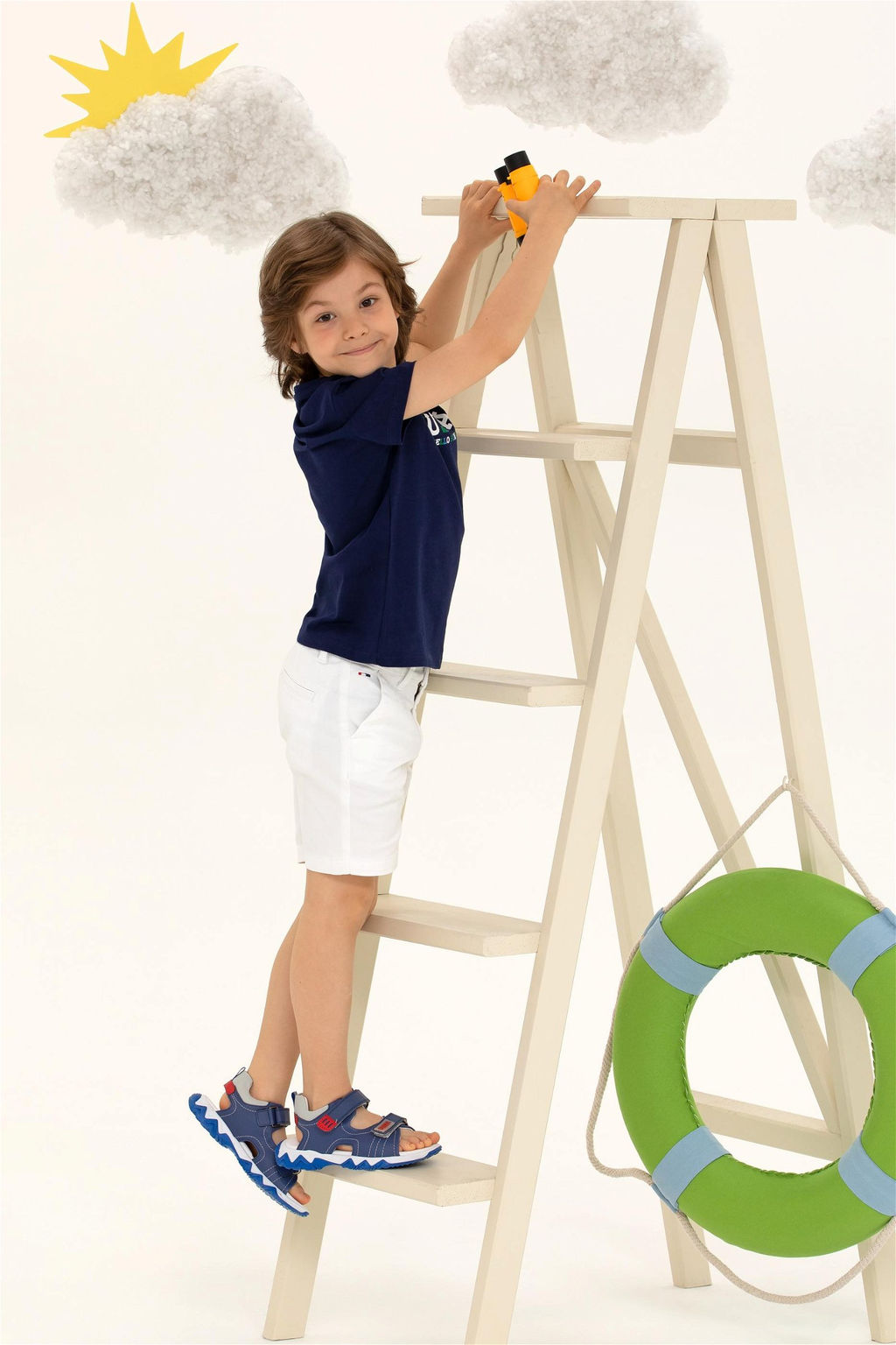 Детская темно-синяя футболка с круглым вырезом Неожиданная скидка в корзине - U.s. polo assn фото 3