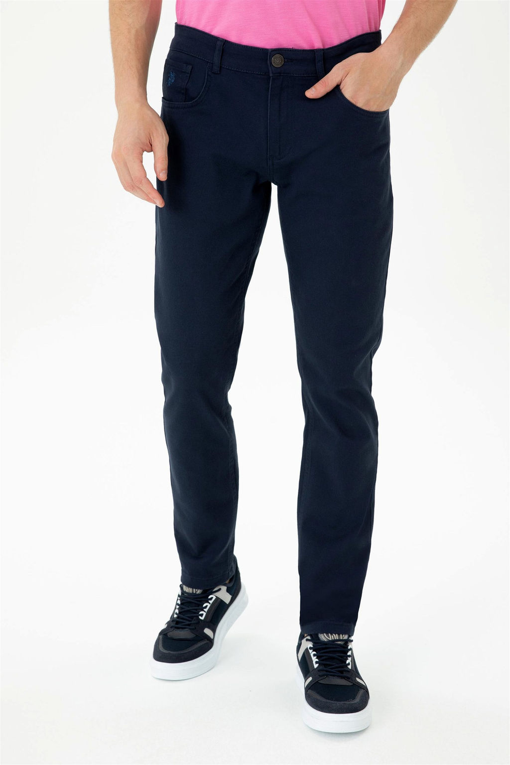 U. S. Polo Assn Мужские темно-синие брюки из плотной ткани - U.s. polo assn фото 2