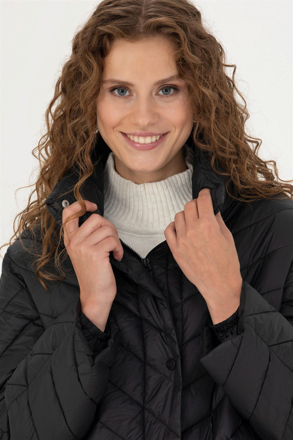 U. S. Polo Assn Женское черное пальто - U.s. polo assn фото 9