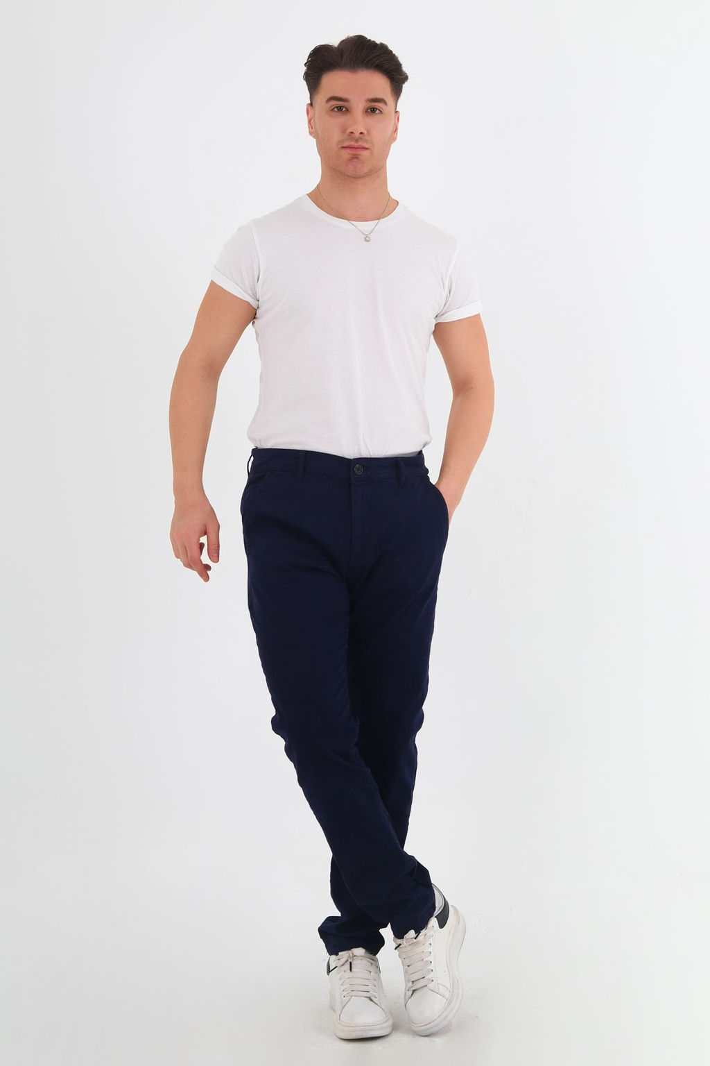 TRENDYOL MAN Siyah Slim Fit Basic Chino Esnek Gabardin Pantolon TMNSS25PL00018 - Trendyolmilla фото 24