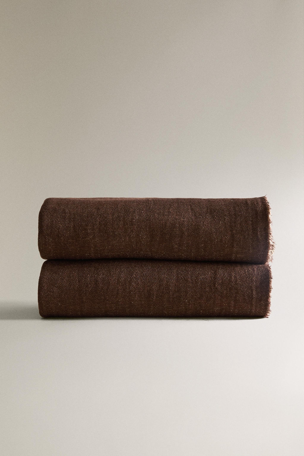 FRINGED LINEN THROW - Zara фото 2