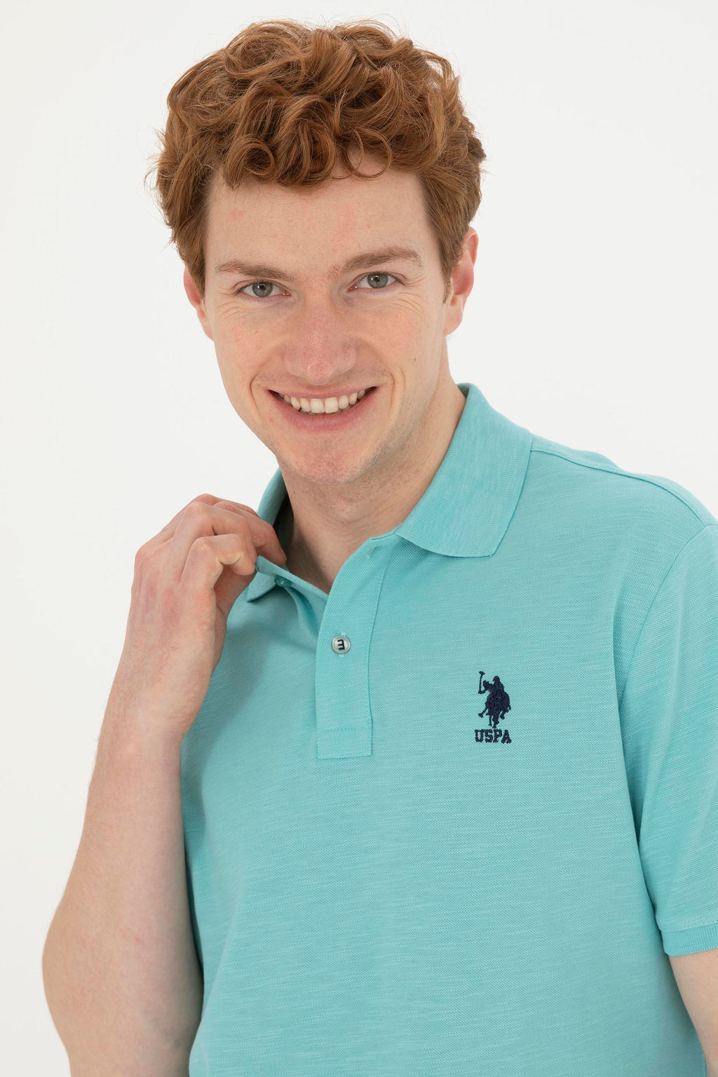 Мужская мятная футболка-поло Неожиданная скидка в корзине - U.s. polo assn фото 9