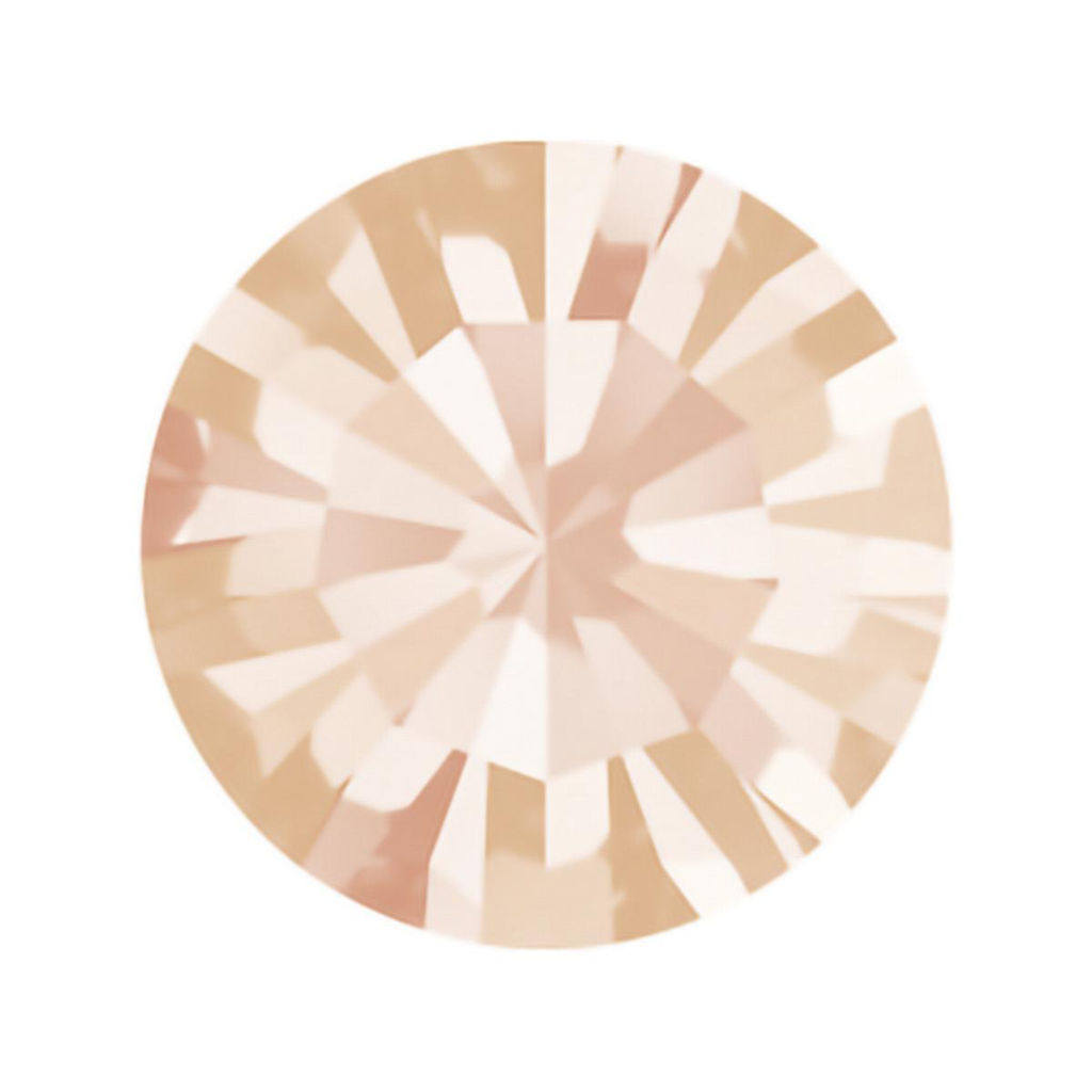 PRECIOSA 431-11-615 s SS08 страз цветн. 2.4 мм стекло 144 шт св.персиковый (lt.peach 90300)