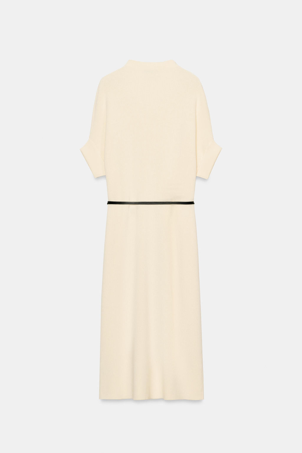 VESTIDO PUNTO CINTUR?N / Crudo - Zara фото 7