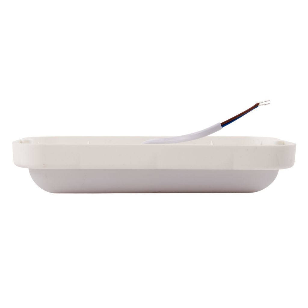 ULW-Q228 18W/4000K IP65 WHITE Светильник светодиодный влагозащищенный. Прямоугольник. Белый свет (4000K). 195?95?35мм. Корпус белый. ТМ Volpe