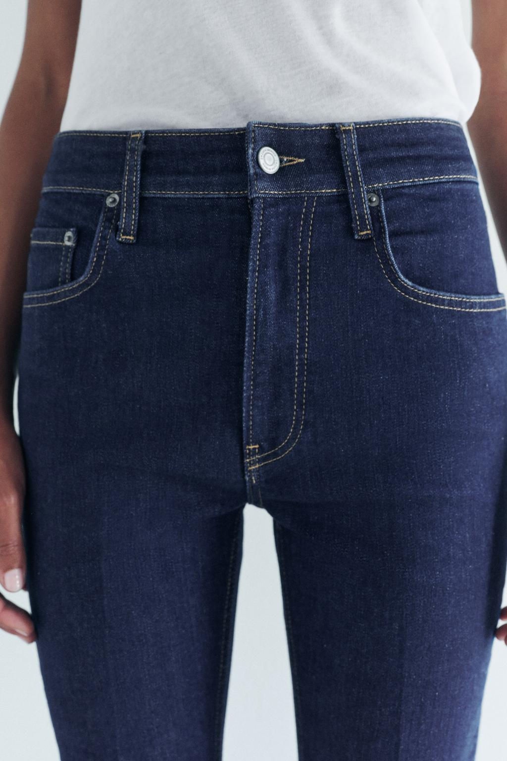 ZW COLLECTION BOOTCUT HIGH-WAIST CROPPED JEANS - Zara фото 16