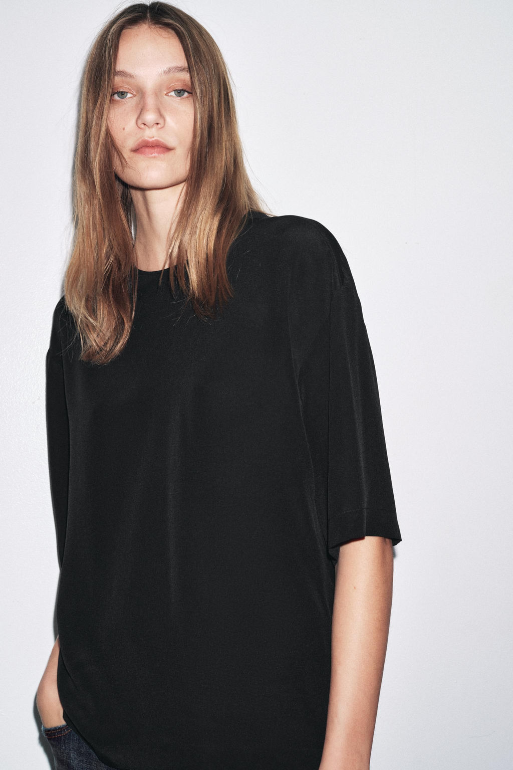 TOP 100% SILK ZW COLLECTION LIMITED EDITION - Zara фото 2