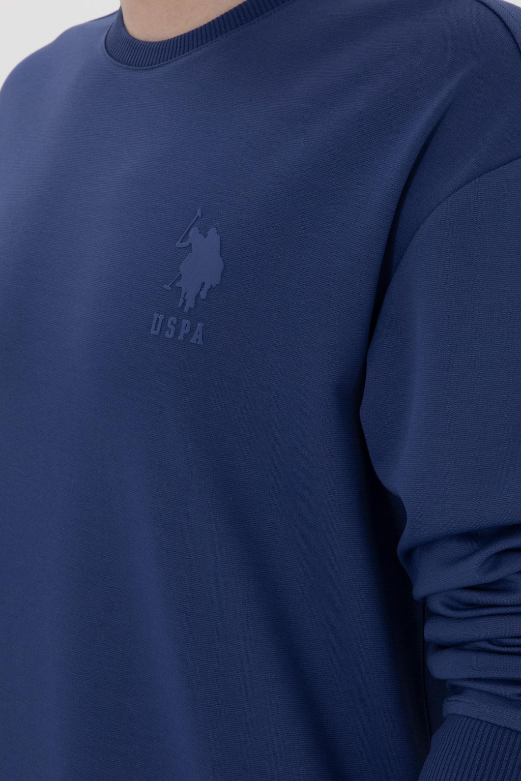 Erkek A__k Lacivert Sweatshirt Sepette S_rpriz _ndirim - U.s. polo assn фото 7