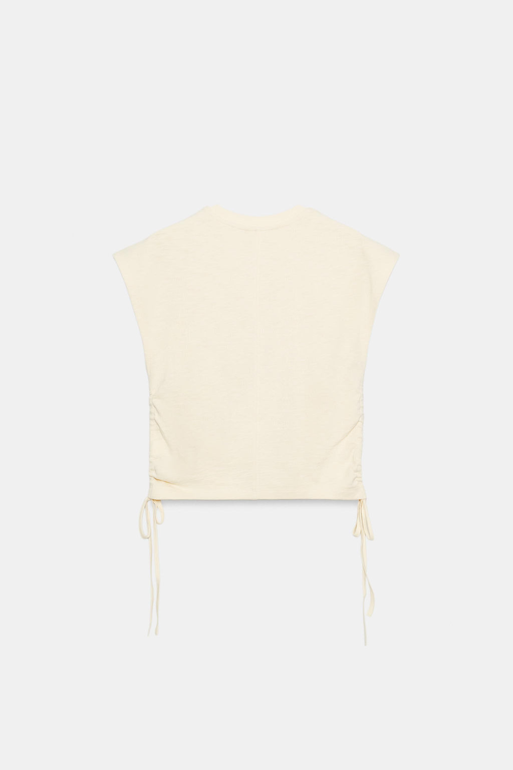 CAMISETA R?STICA FRUNCES / Mantequilla - Zara фото 8