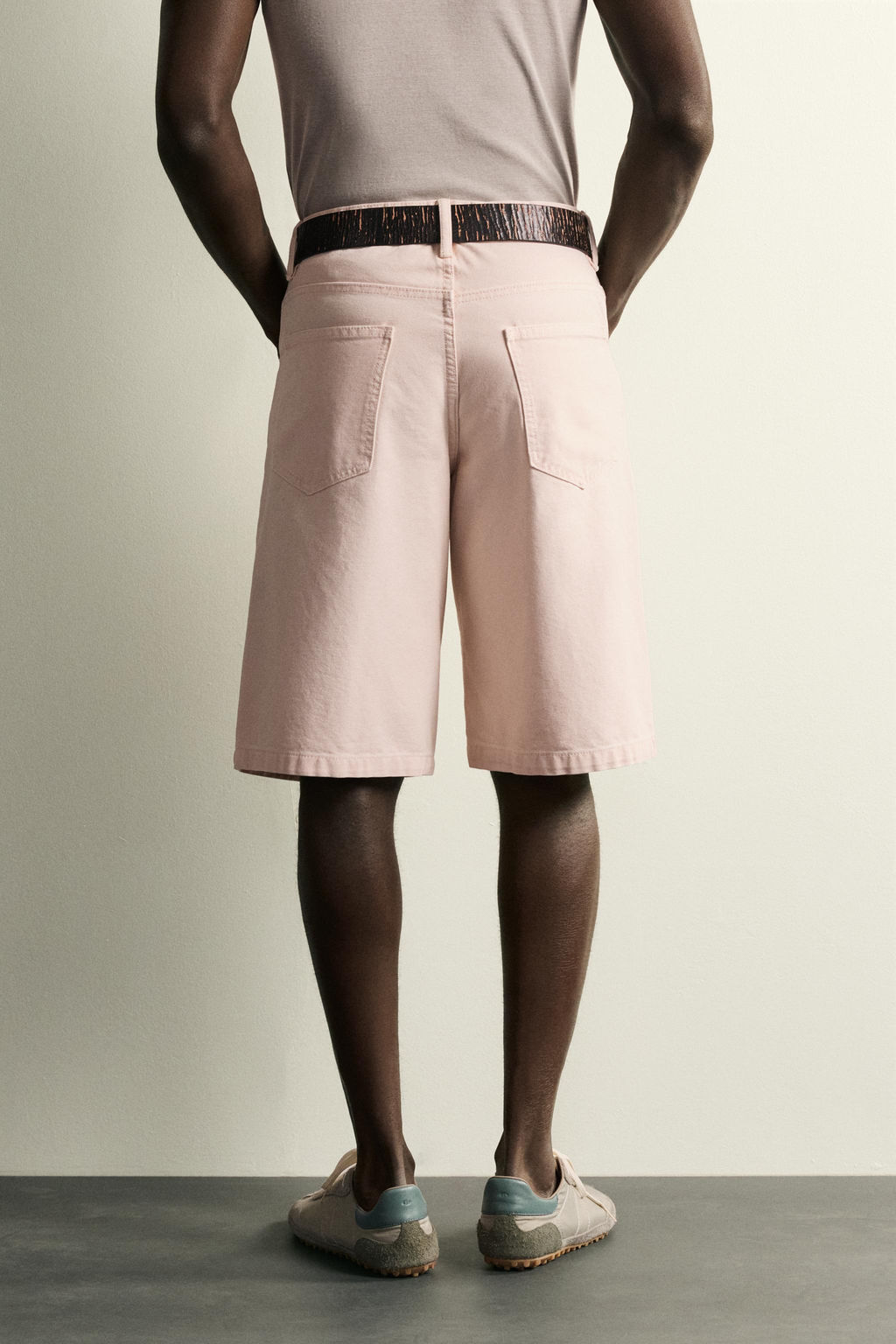 BERMUDA DENIM RELAXED FIT / Rosa - Zara фото 3