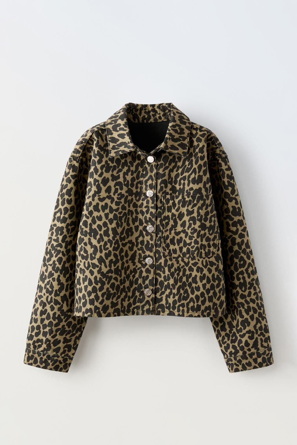 ANIMAL PRINT OVERSHIRT - Zara фото 2