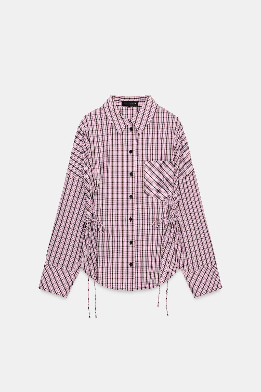CAMISA CUADROS MULTIPOSICI?N / Rosa / Blanco