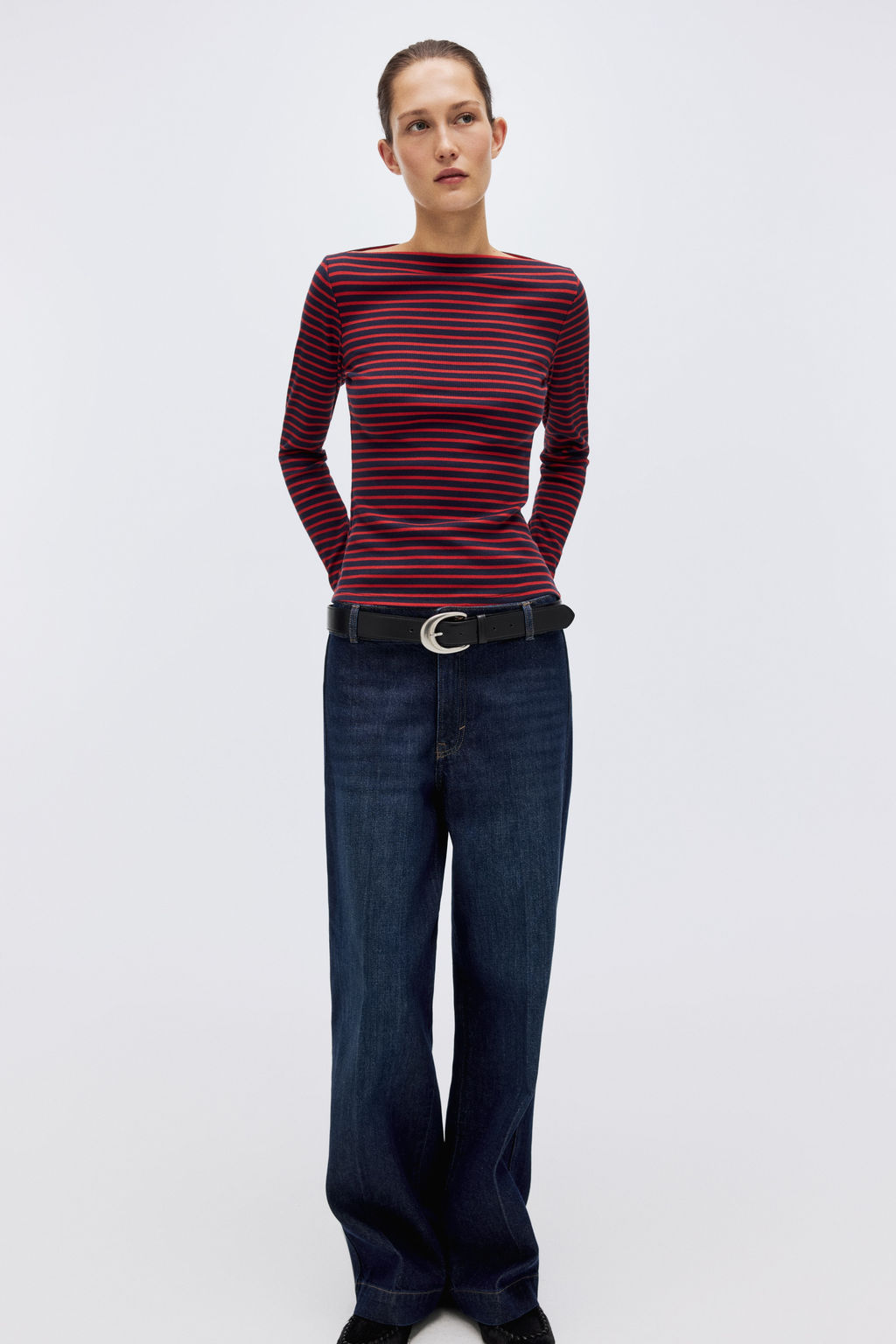 Top de canal? con escote barco - H&m фото 8