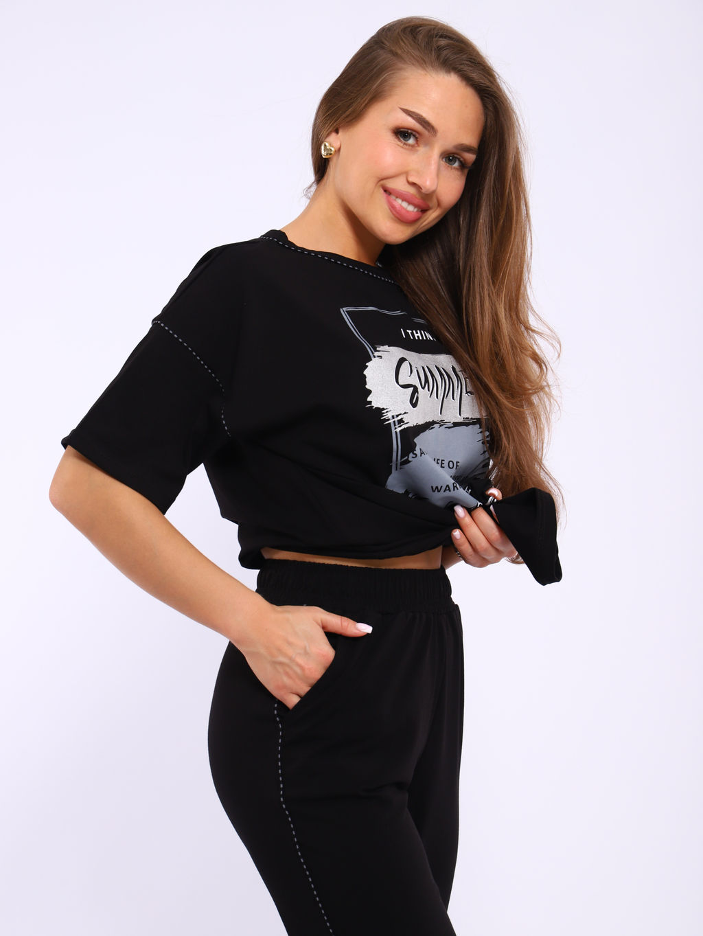 Костюм женский 5-346а (черный)