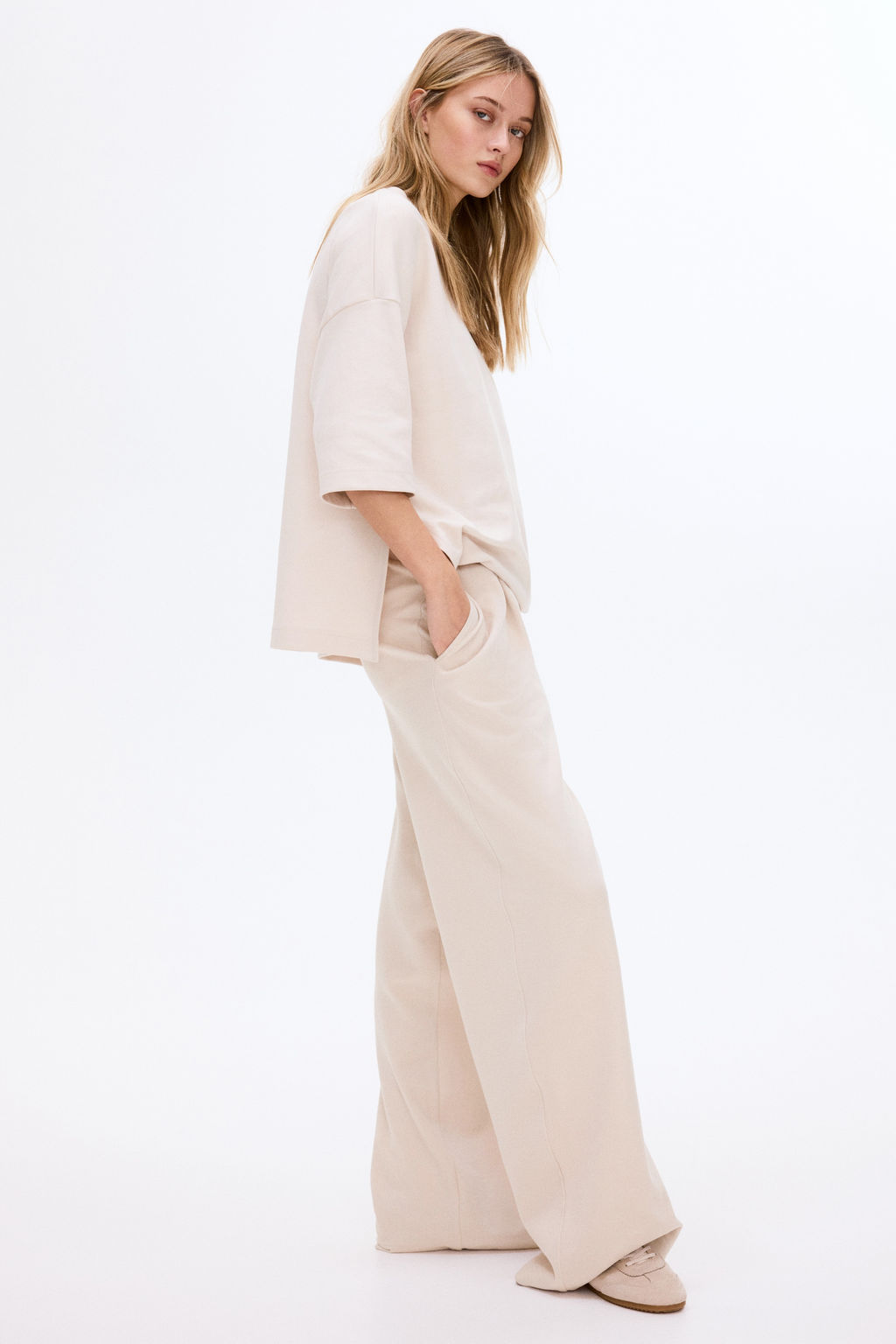 Joggers interlock de corte holgado - H&m фото 4