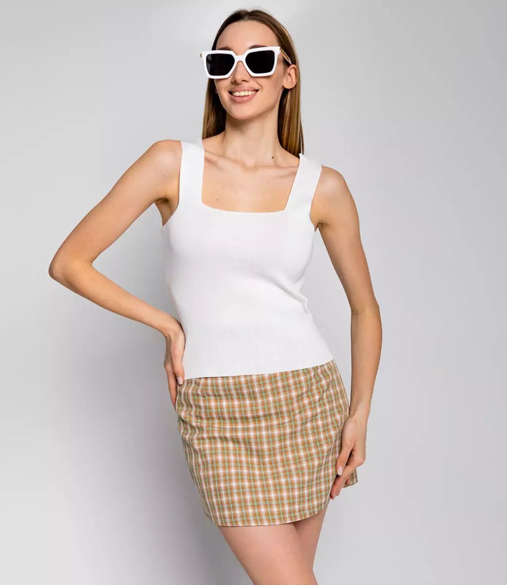 Топ #КТ82112, белый - Dommod фото 2