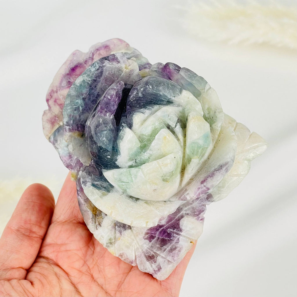 Цветок из Флюорита