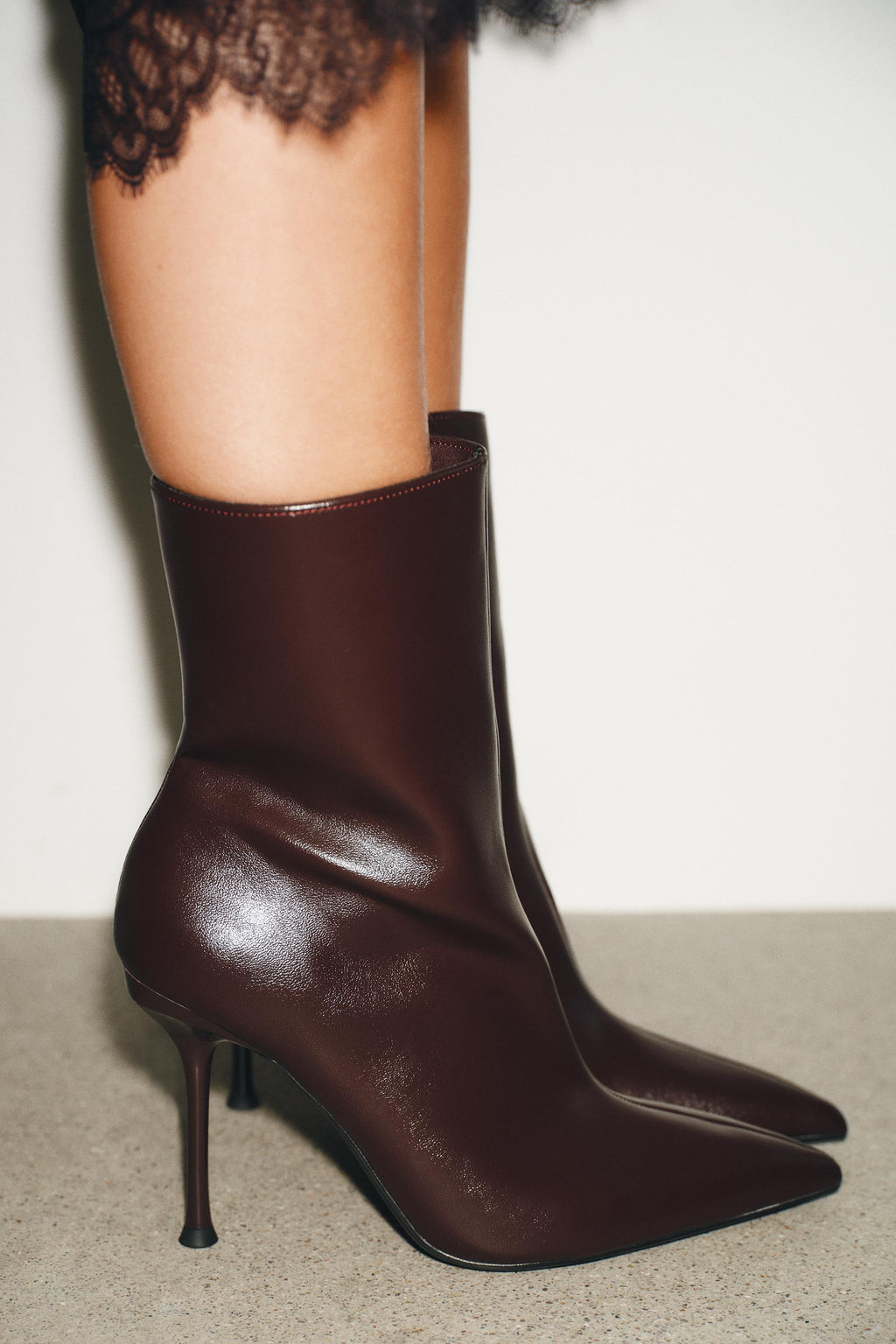 STILETTO HEEL ANKLE BOOTS - Zara фото 6