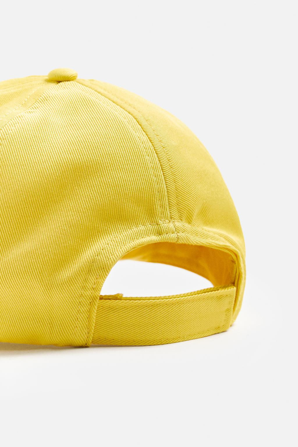 CAP WITH CONTRAST EMBROIDERY - Zara фото 8