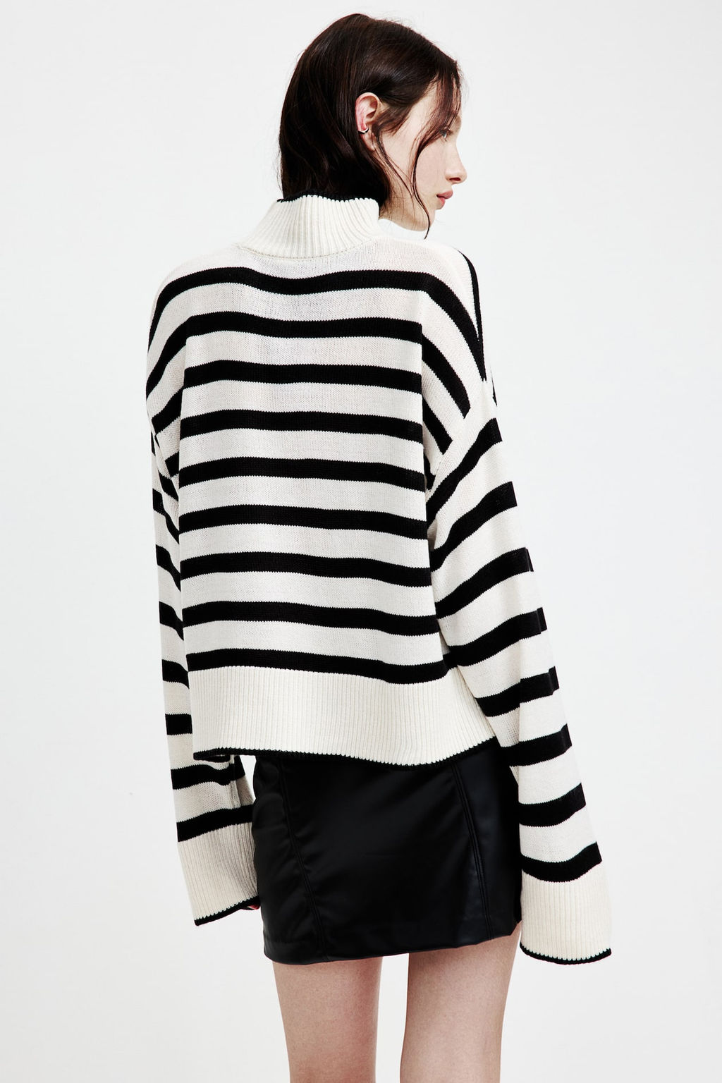 Jersey de punto fino con cuello perkins - H&m фото 5