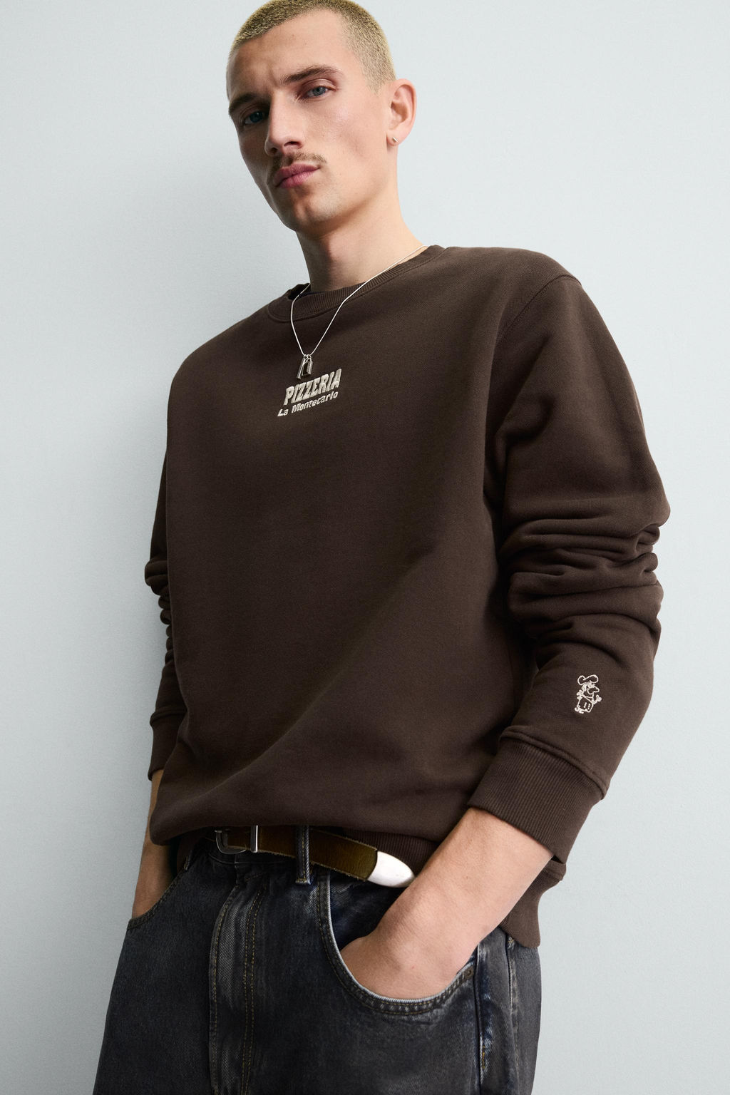 PIZZERIA LA MONTECARLO PRINTED SWEATSHIRT - Zara фото 20