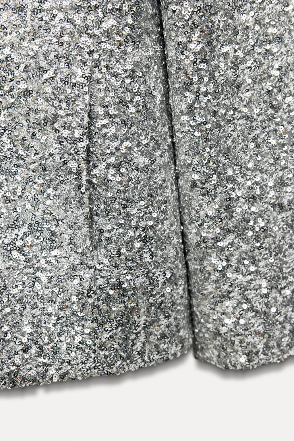 SEQUIN BLAZER - Zara фото 7