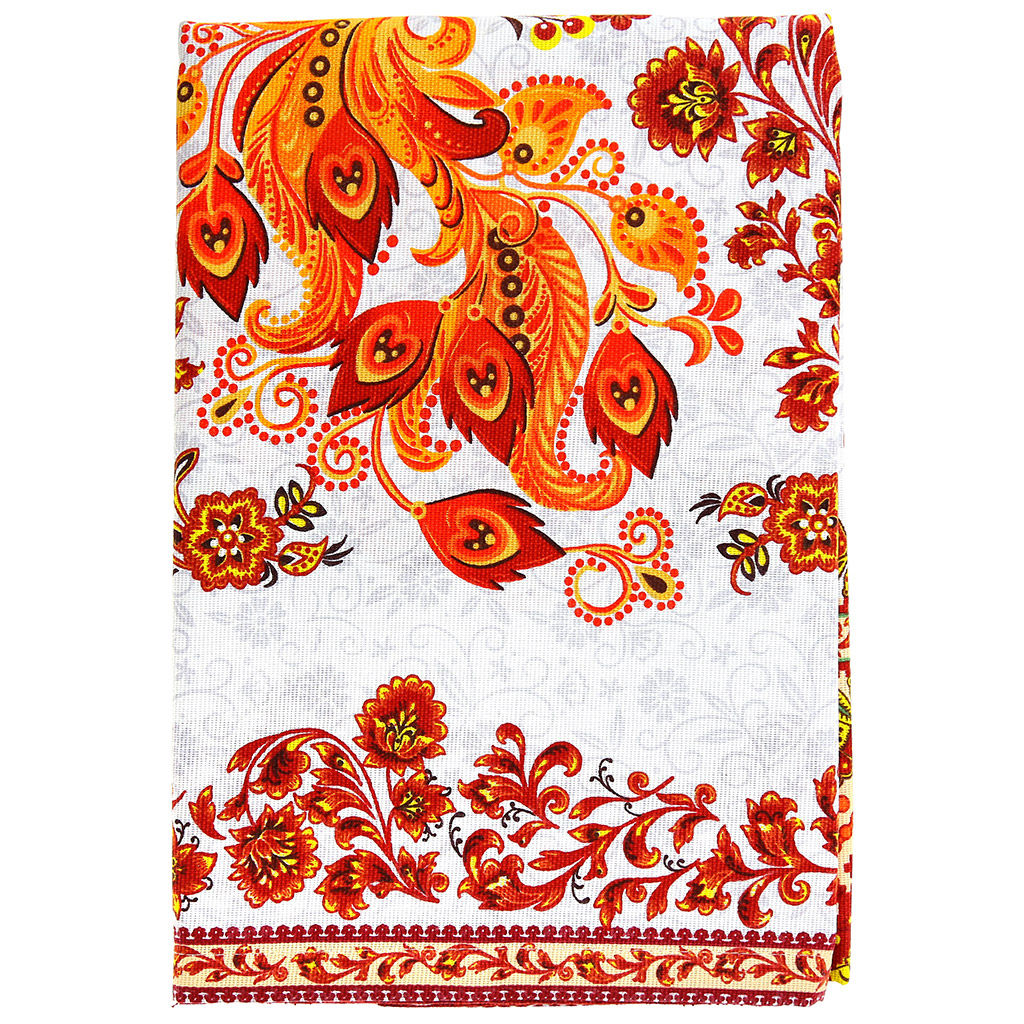 Жар-птица Скатерть 200х145см, длина стола до 160см, на 6-8 персон, хлопок Комфорт 171г/м2, Домашняя мода (Россия)  фото 3