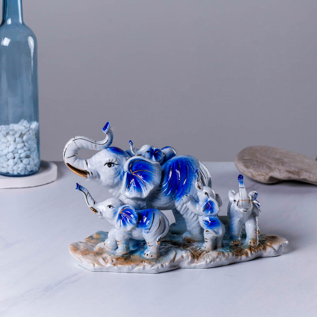 Статуэтка Слоны 9х13 см / W088 /уп 12/ - ГалеонТрейд фото 3