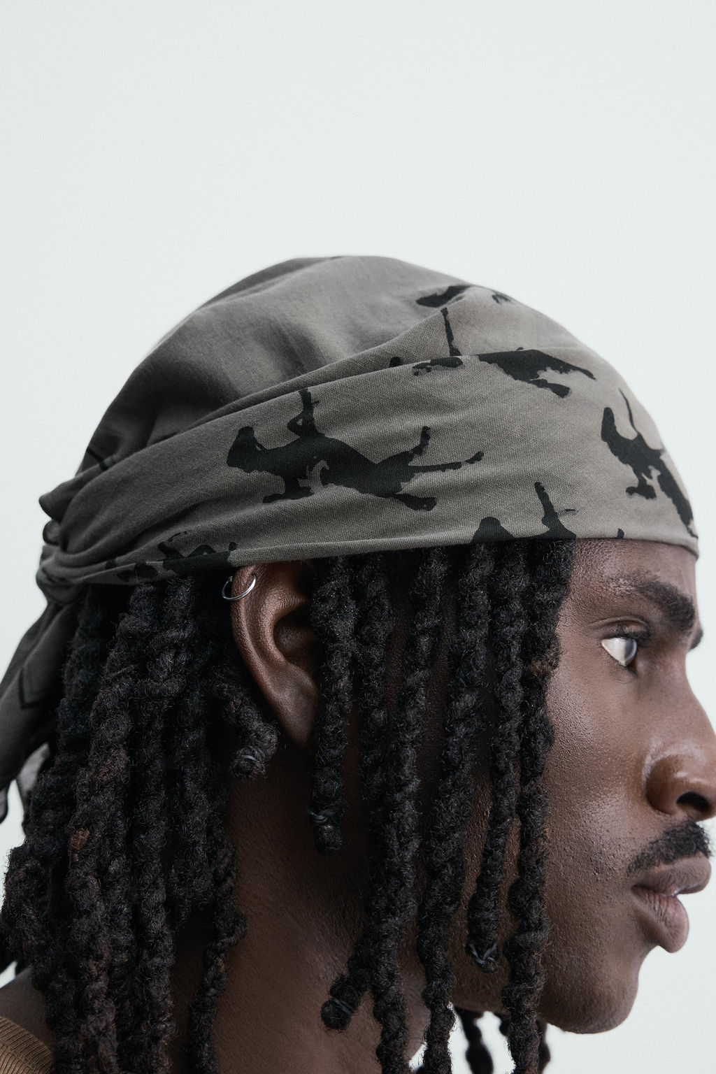 BANDANA ESTAMPADO CABALLOS / Gris - Zara фото 3