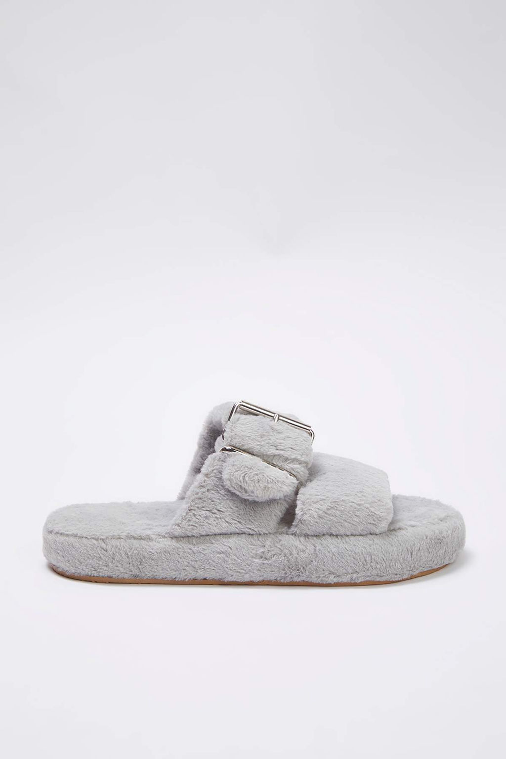 Gri Cift Bant Detayl? Pelus Kad?n Ev Terligi TAKAW26ER00012