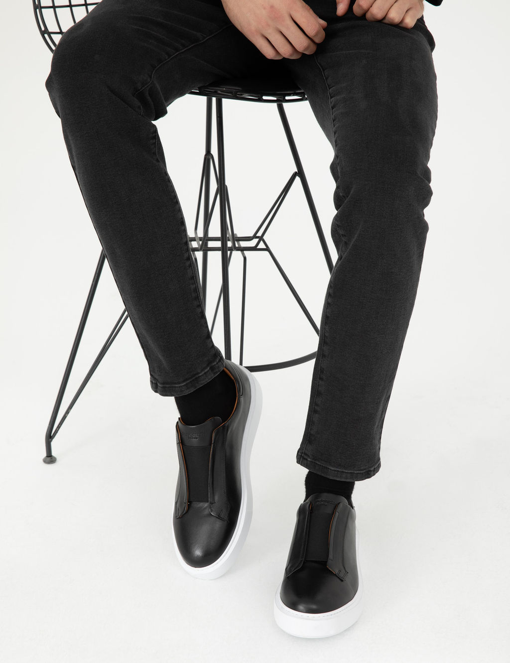 Siyah %100 Deri Sneaker - Pierre cardin фото 6